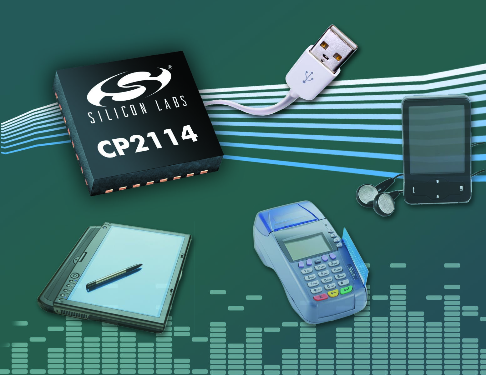 Silicon Labs offers USB-to-I2S Audio Bridge Chip