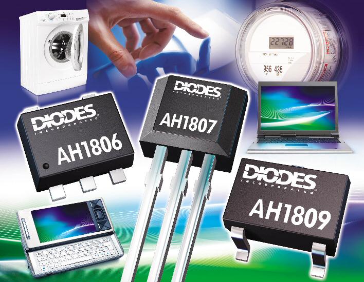 Diodes Incorporateds Hall switches optimize sensitivity