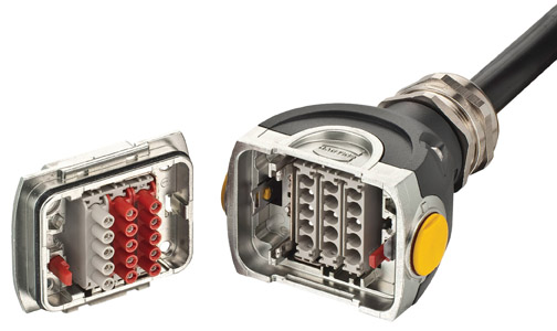 Mouser First to Announce Stock on HARTING Han-Yellock Connector System