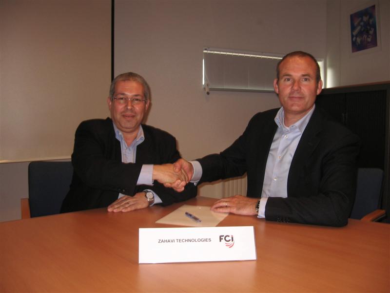 FCI Electronics and Zahavi Technologies sign agent agreement for Israel