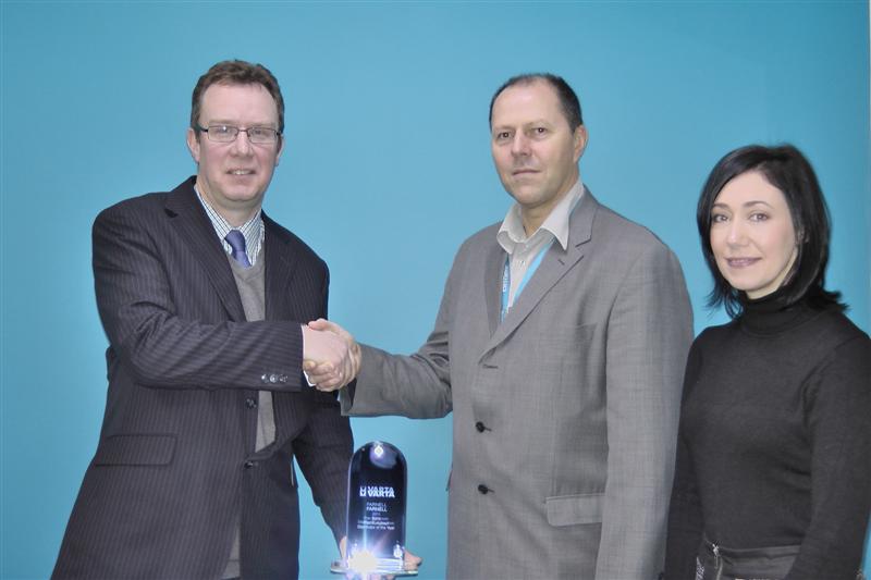 Farnell receives European Distributor of the Year award from VARTA Microbattery GmbH