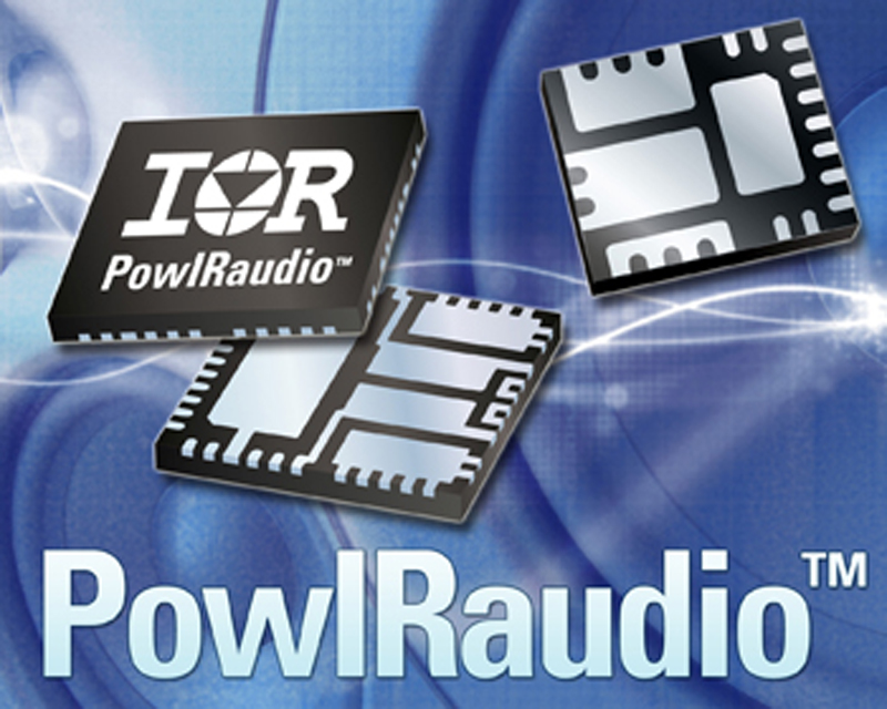 IRs Compact PowIRaudio Modules Reduce Component Count, Shrink PCB Size up to 70 Percent and Simplify Class D Amplifier Design