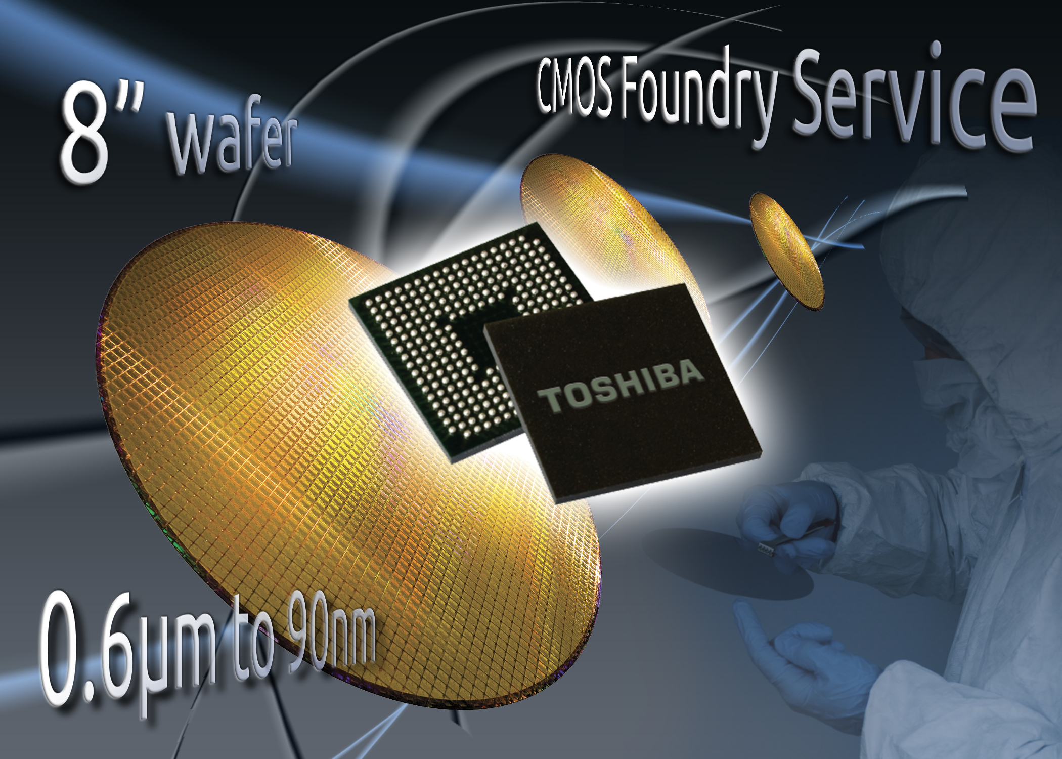 Europe offered flexible CMOS development and foundry service by Toshiba