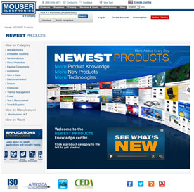 Mouser launches two new websites