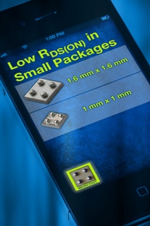 Chipscale MOSFETs boast Industry-Low RDS(on) of 20m? at 4.5V