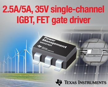 Gate drivers target IGBT and SiC FET designs