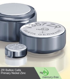 Nickel-zinc batteries are mercury free