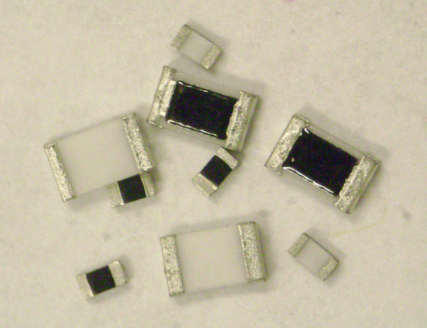 Economical chip resistors offer values up to 10G Ohms