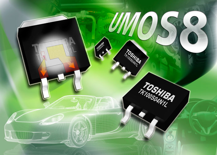 Toshiba's latest automotive MOSFETs lower RDS(ON) by up to 22%