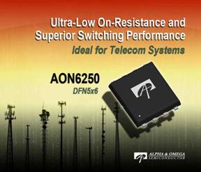 Power MOSFET delivers lowest on-resistance in a DFN5x6 package
