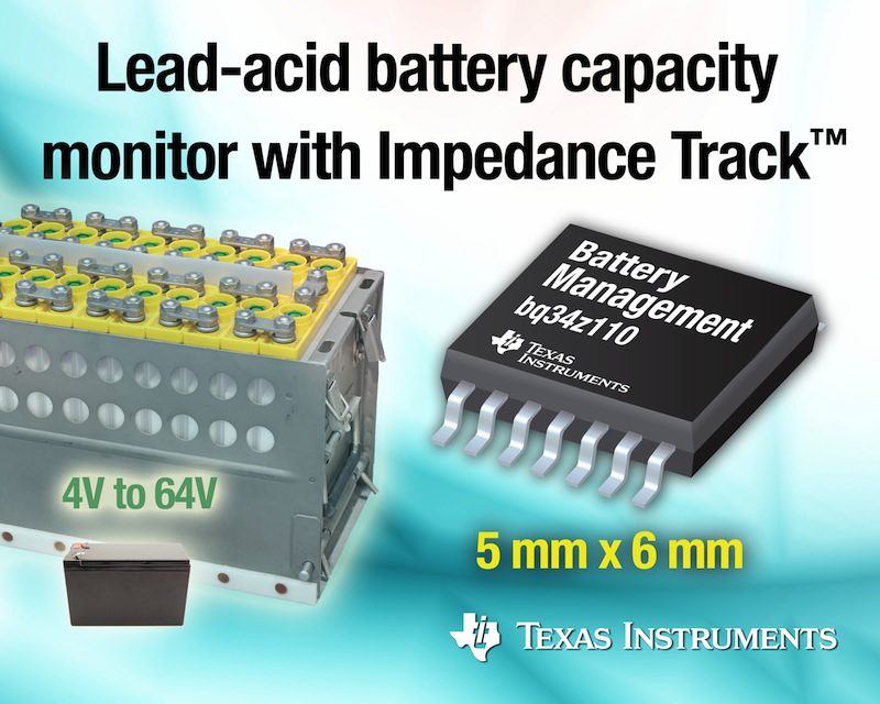 Breakthrough tech accurately monitors state-of-health, state-of-charge of lead-acid batteries