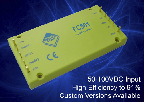 High-density DC/DC converter modules target fuel-cell driven applications