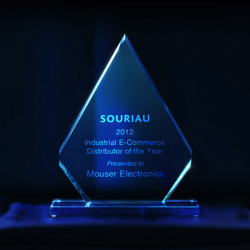 Mouser awarded e-commerce distributor of the year by Souriau