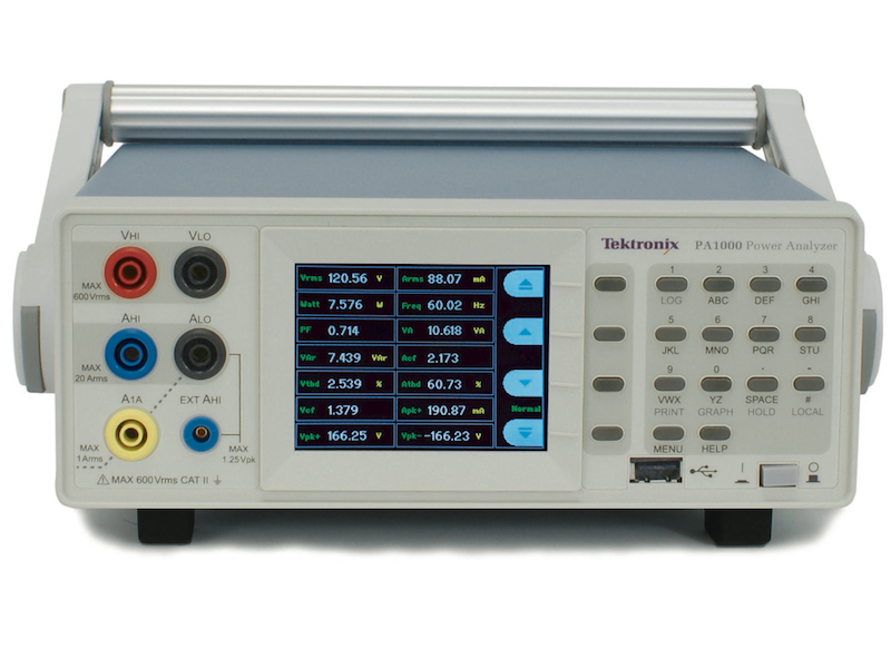 Tektronix unveils precision single-phase power analyzer series