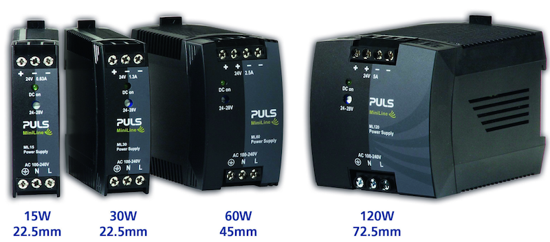 MiniLine DIN-Rail-Power Supplies from PULS cost less than predecessors