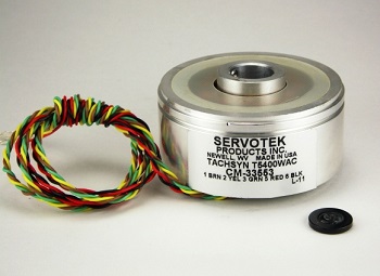 Brushless DC Tachometer/Commutators from ServoTek Products Aid in Industrial Motor Speed Monitoring