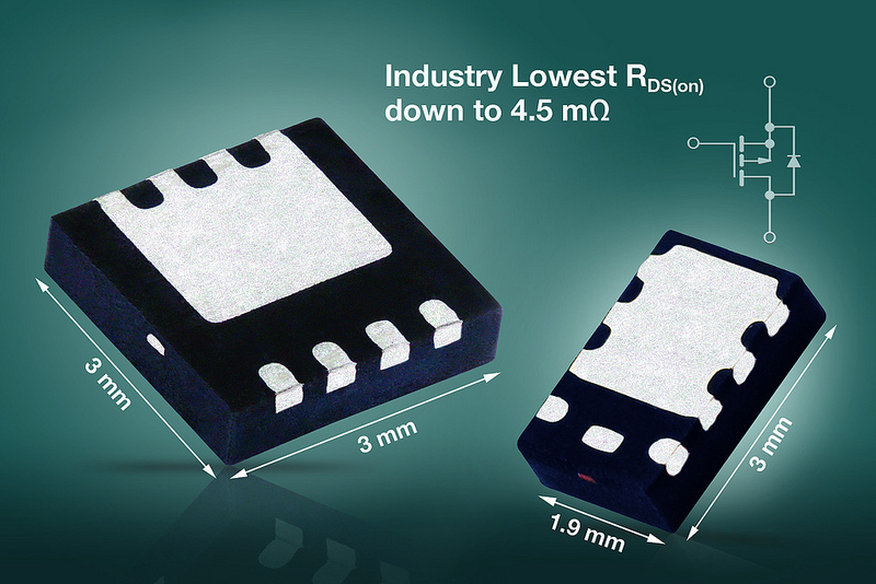 Vishay Intertechnology's P-Channel Gen III MOSFETs Offer industry-low RDS(on)