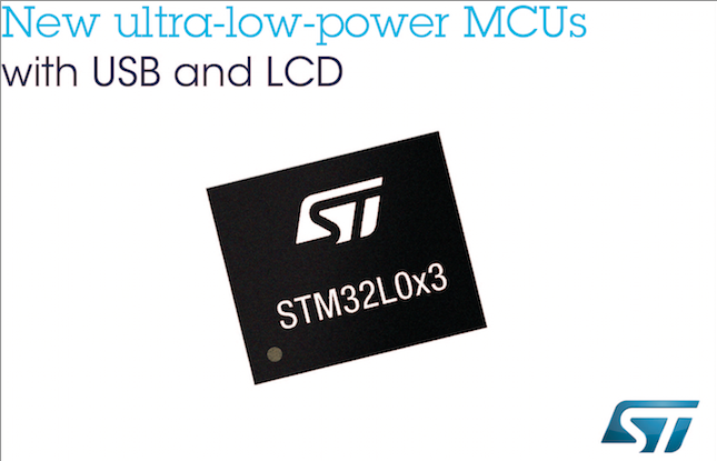 STMicroelectronics' STM32 ultra-Low-Power microcontrollers serve consumer, health, and industrial apps