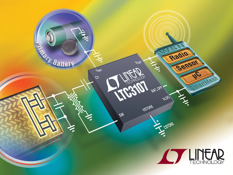 Ultralow-voltage step-up energy-harvesting power manager IC extends life of primary batteries in WSNs