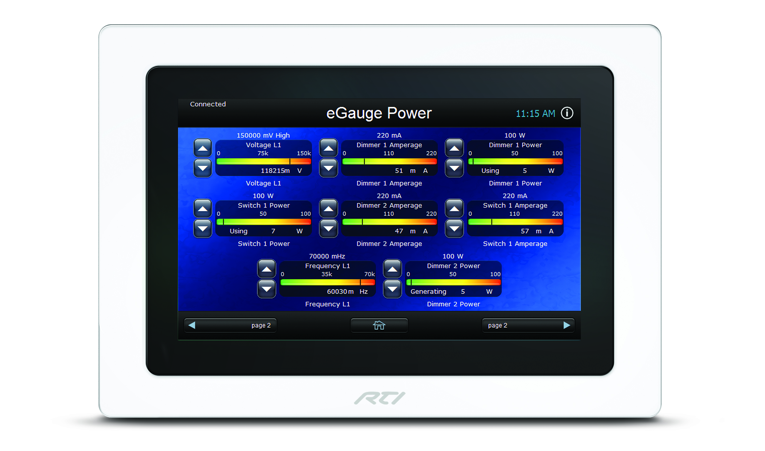 RTI's eGauge two-way driver performs real-time energy monitoring