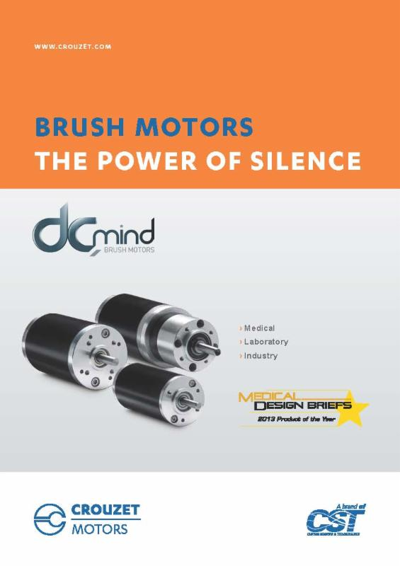Crouzet releases specifications guide on quiet, extended-life brush DC motors