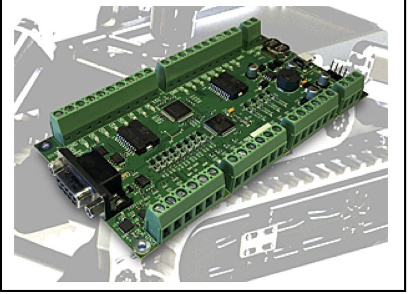 Roboteq's intelligent I/O module with IMU simplifies robot design