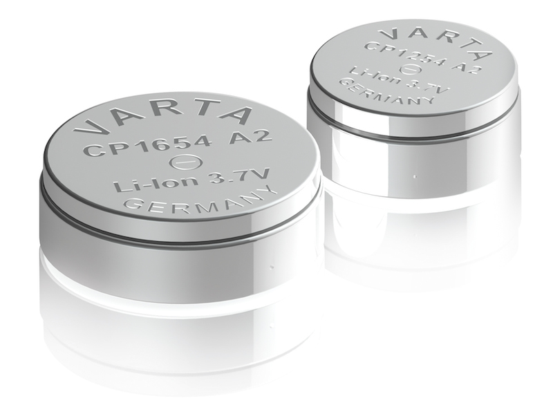 VARTA CoinPower Li-Ion rechargeable micro batteries target IoT and Wearables