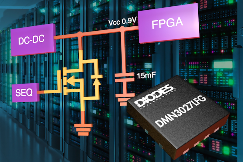 Diodes' 30V MOSFET enables rapid and safe discharge of bulk caps on FPGA power rails