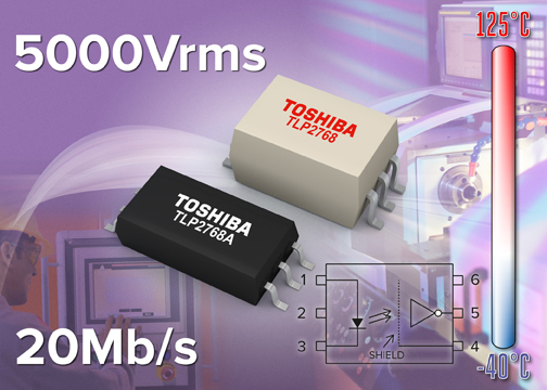 Toshiba launches high-speed photocouplers for industrial automation