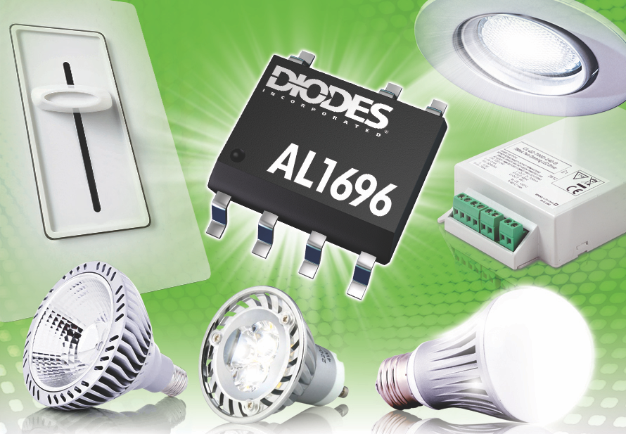  Diodes' dimmable LED driver delivers wide triac compatibility