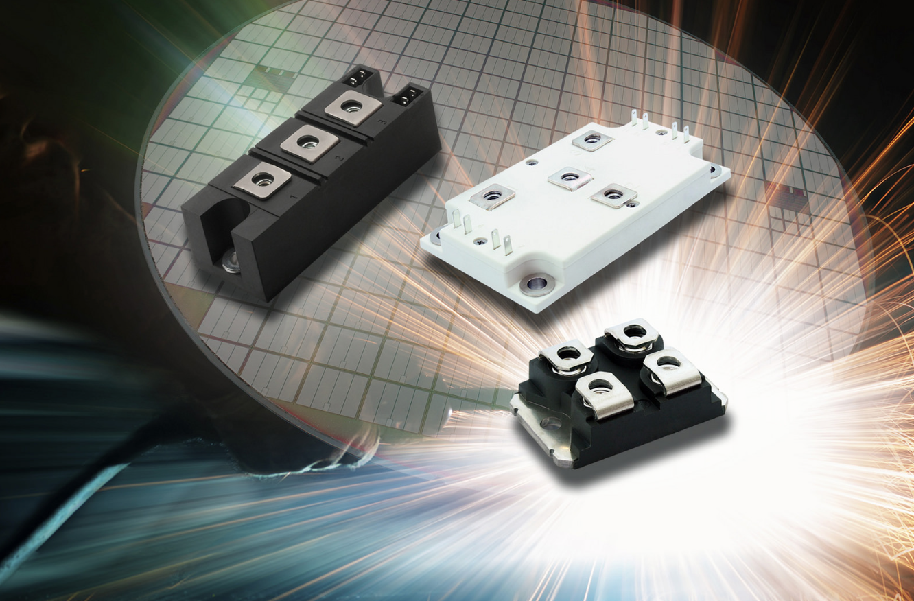 Vishay Intertechnology's IGBT power modules increase efficiency and reduce conduction losses in TIG welding