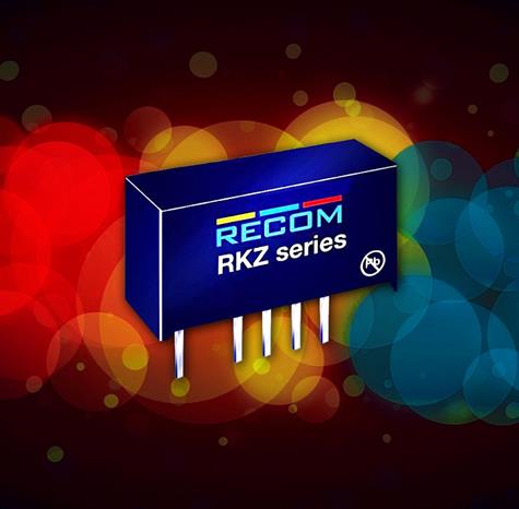RECOM's RKZ high-isolation DC/DC converters target high-end industrial, transport ,and medical apps