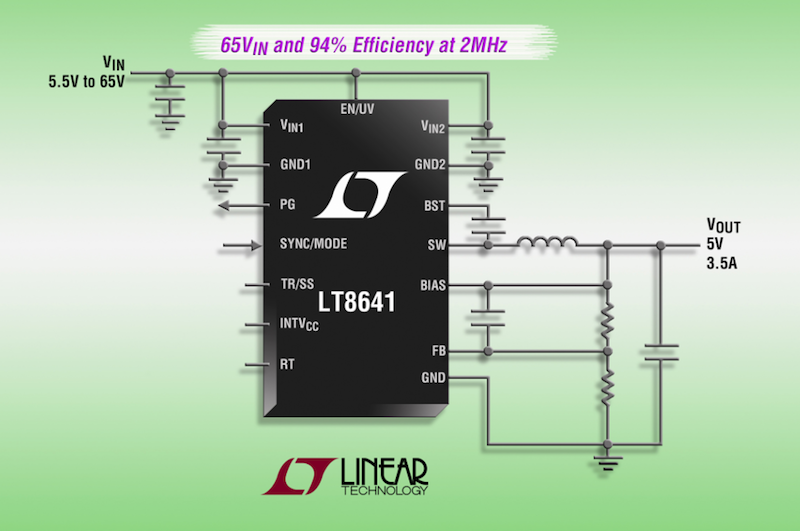 Linear's latest synchronous step-down Silent Switcher delivers 94% efficiency at 2MHz & ultralow EMI