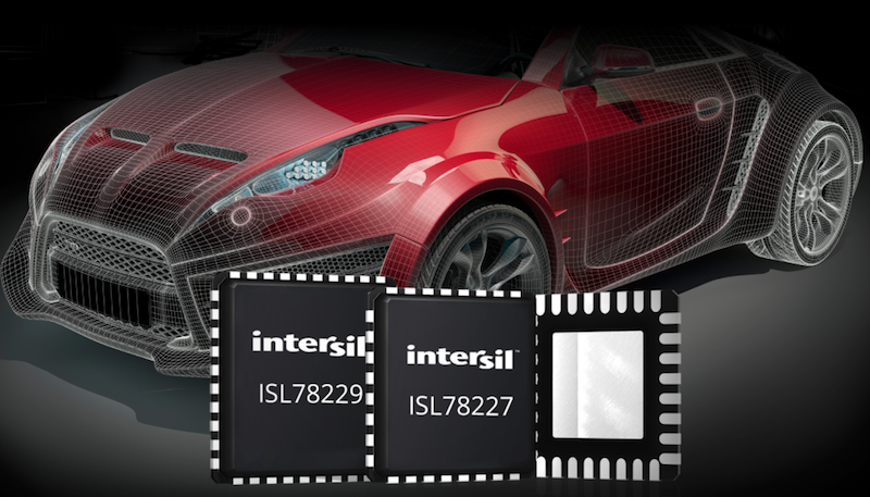 Intersil's Multi-Phase 55V Synchronous Boost Controllers Simplify Automotive Power System Design