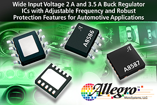Allegro MicroSystems' wide-input voltage automotive buck regulators suit infotainment systems