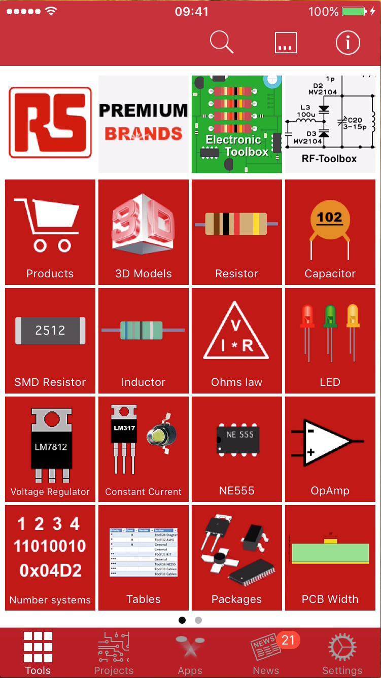 Downloads of Toolbox App from RS Components exceeds 60,000