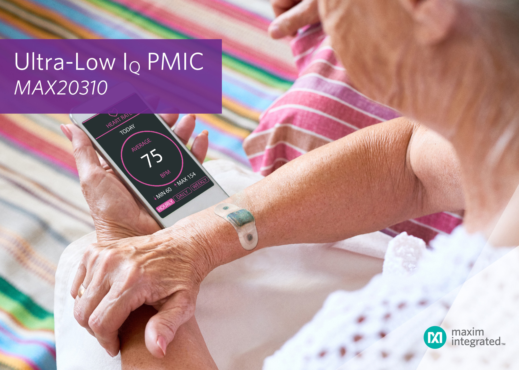 Maxim’s PMIC Reduces Solution Size By 50% for Wearable Medical and Fitness Applications