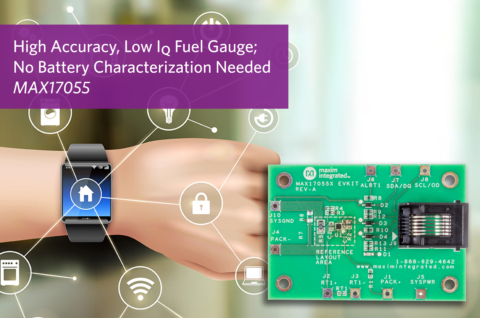 Maximize Battery Run-Times with Maxim’s High Accuracy, Low Quiescent Current Fuel Gauge