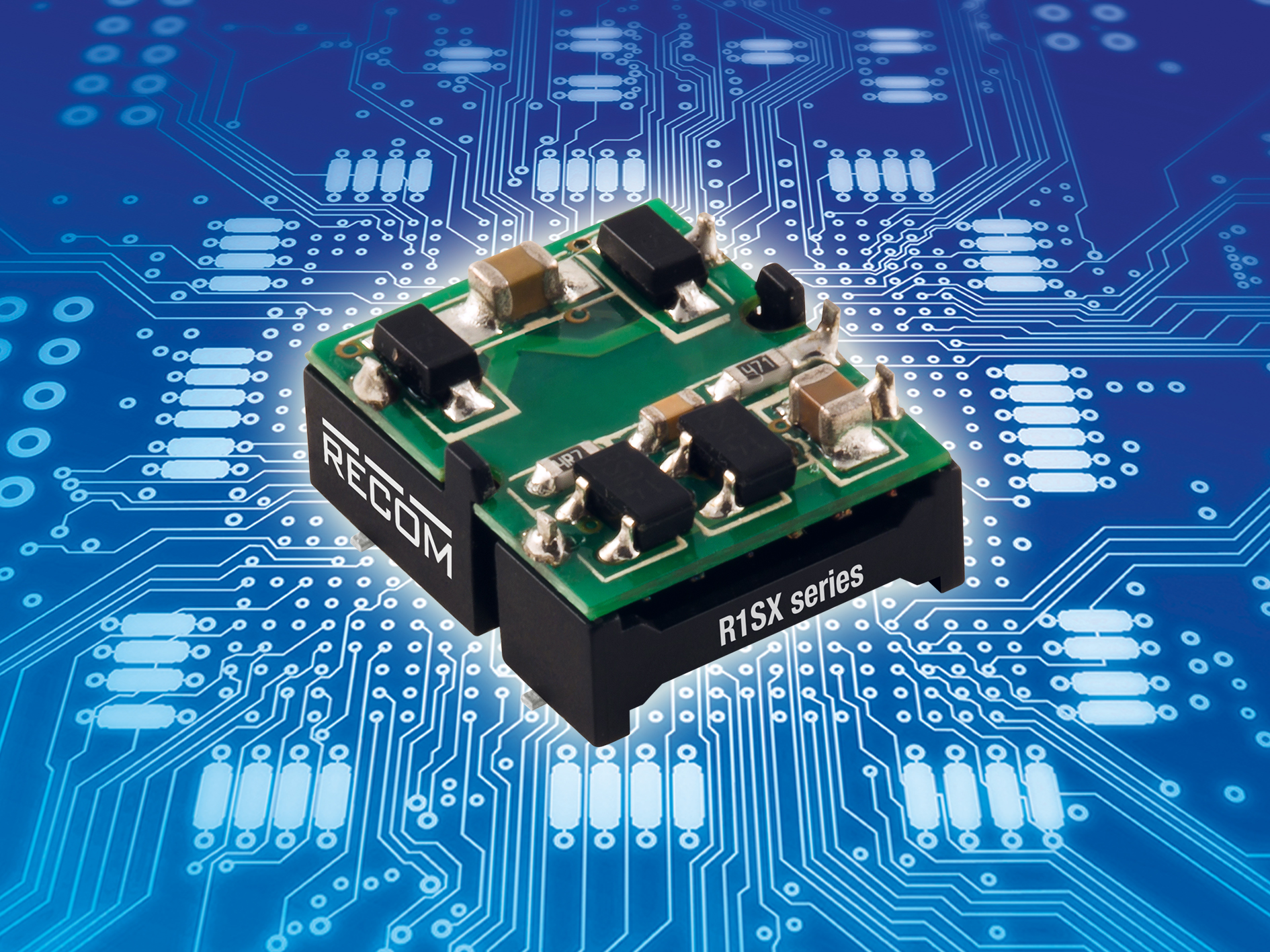 Fully-automated manufactured 1W DC/DC converters with low profile