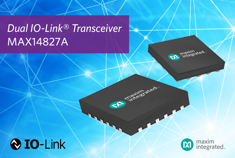 Maxim's Dual Channel Transceiver Adopted by Omron for IO-Link Sensor Applications
