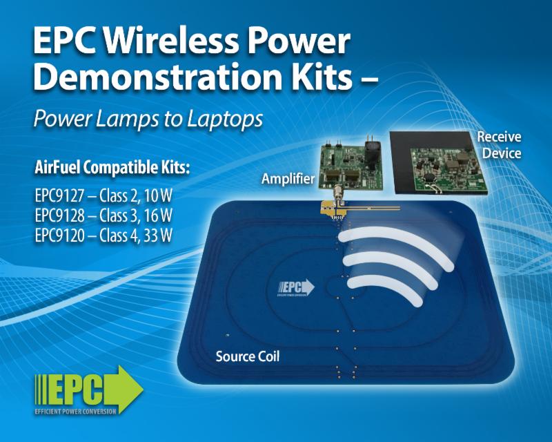 Demonstration Kits Simplify the Evaluation Process of Using eGaN FETs and ICs for Efficient Wireless Power Transfer