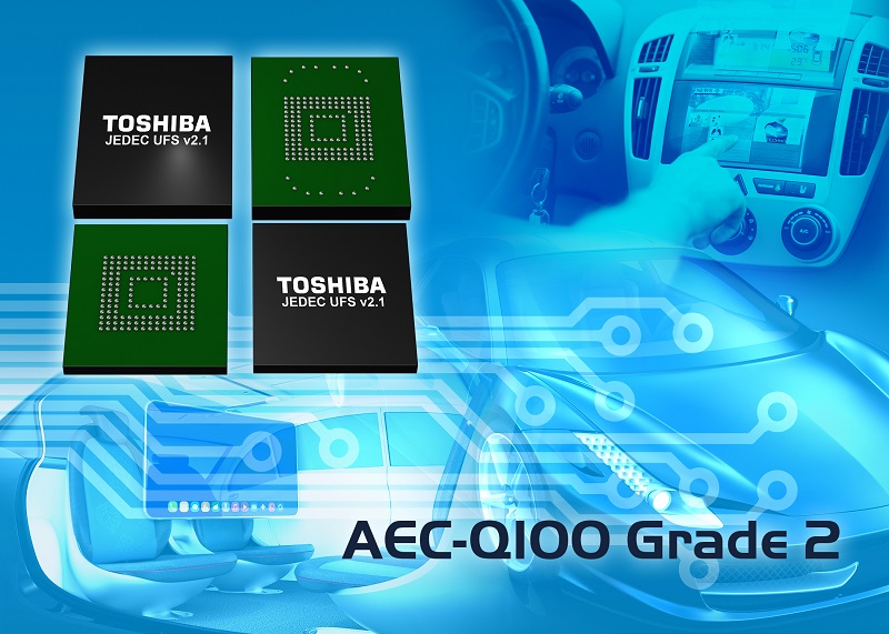 Toshiba Memory Europe Announces UFS 2.1-Compliant Embedded NAND Flash for Automotive Applications