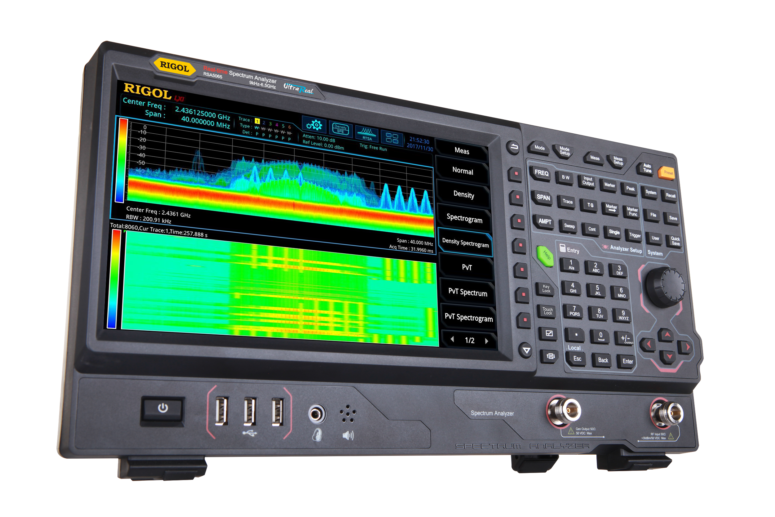 Real-Time Spectrum Analyzer Provide Resolution Bandwidth Down to 1Hz