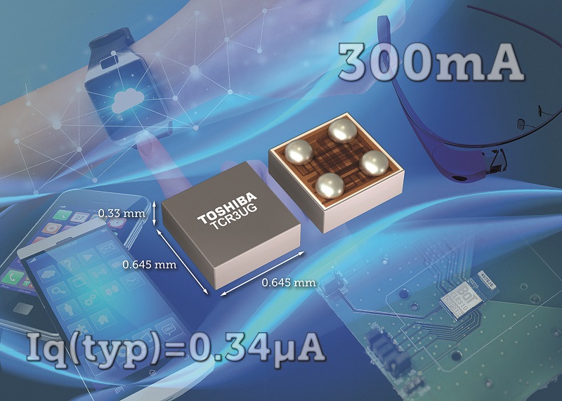 Toshiba launches small LDO regulator ICs suitable for IoT applications