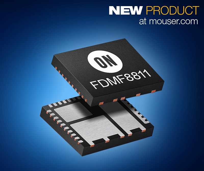 Mouser Electronics First Distributor to Stock ON Semi’s FDMF8811 110V Bridge Power Stage Module