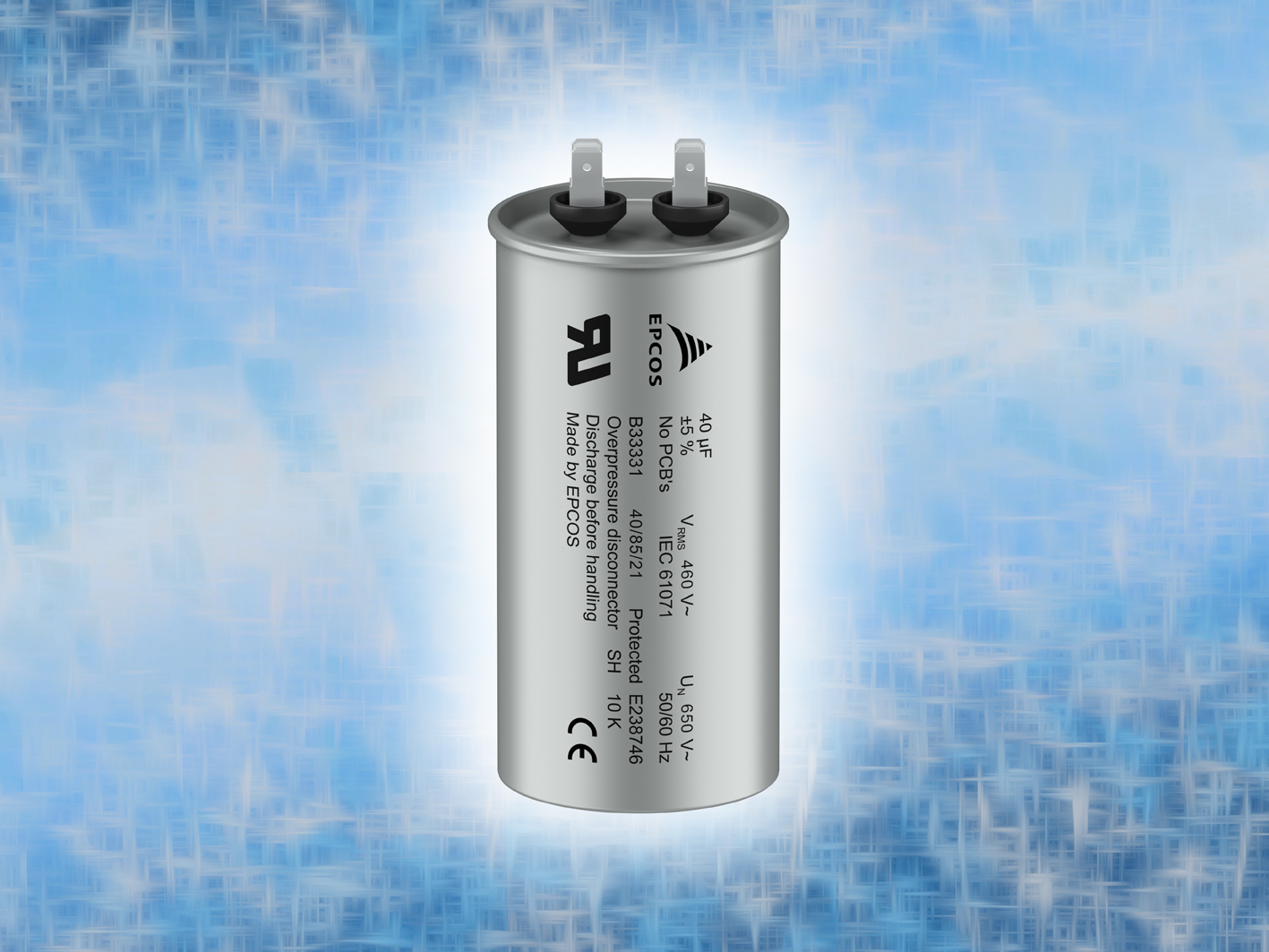 AC Filter Capacitors Include a Peak Voltage of 650 V
