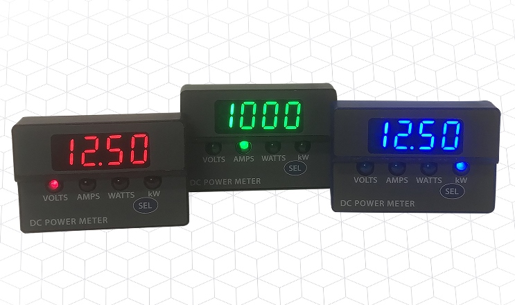 DC Panel Meters Calculate Power up to 96 kW