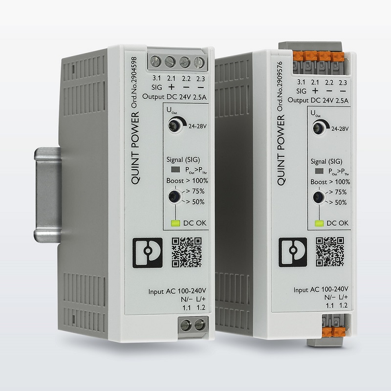 Quint Power DIN-mount power supplies at RS Components