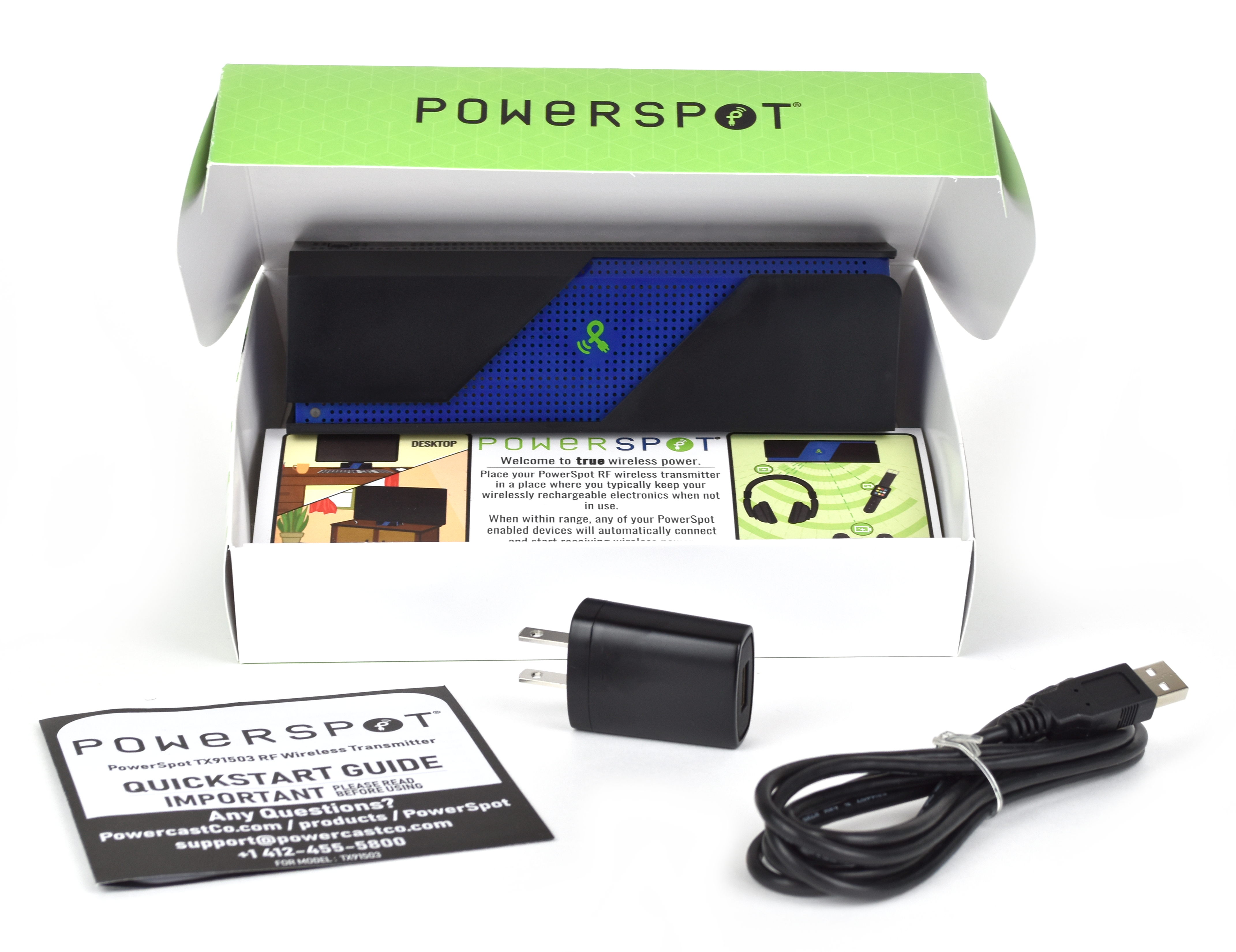 Powercast Ships PowerSpot Power-Over-Distance Wireless Transmitter