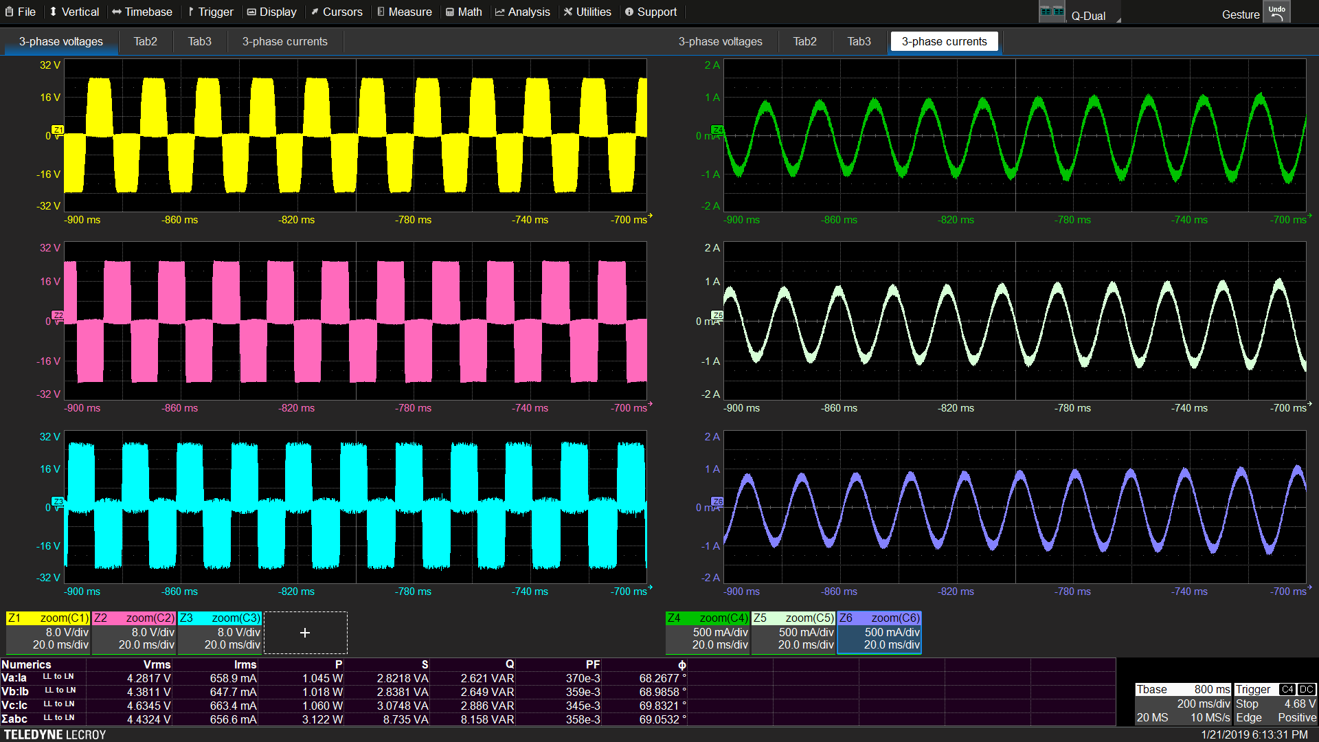 Power Analysis Software for 12-bit HD Oscilloscopes